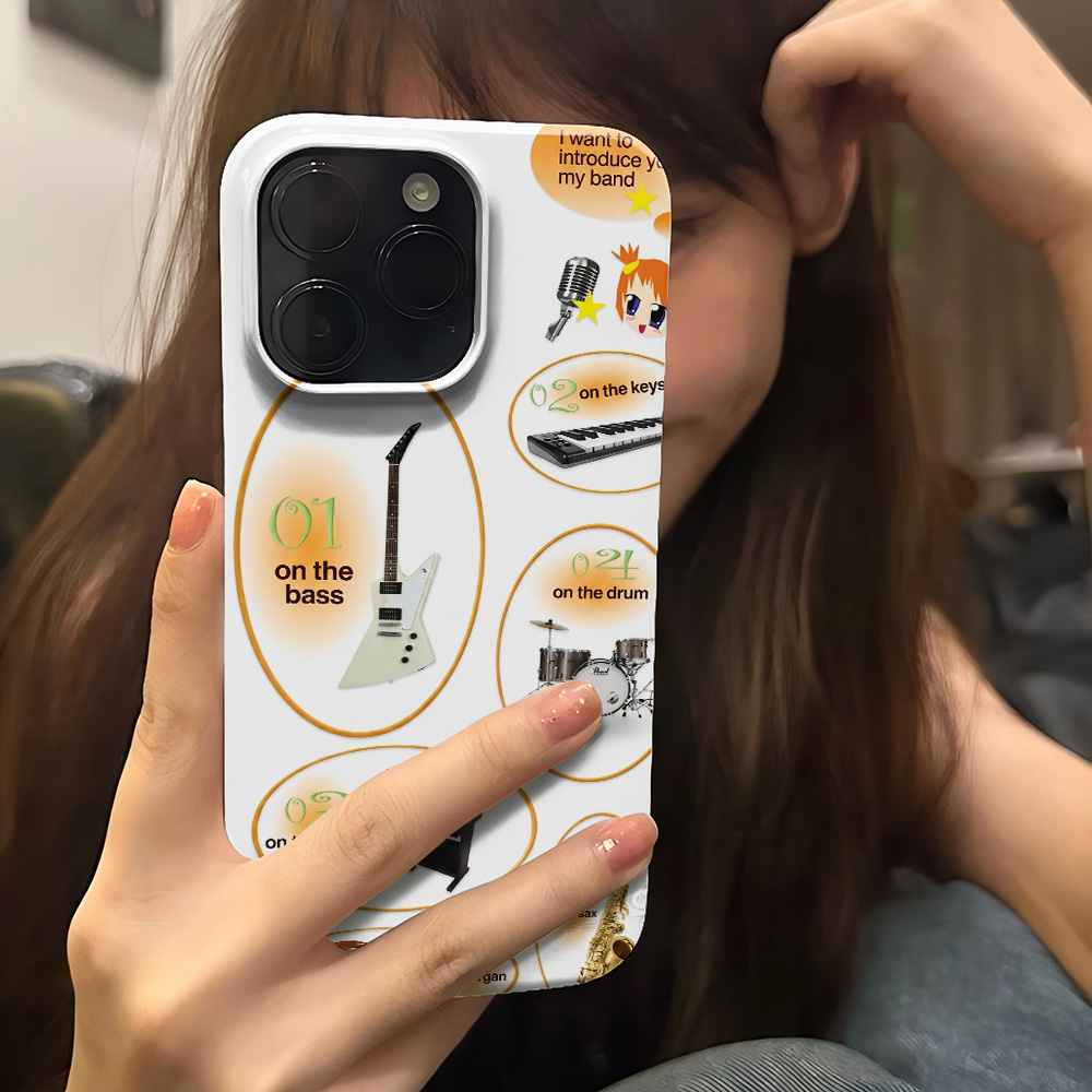 Musical Instruments List - Capa de Celular Anime Band Musical