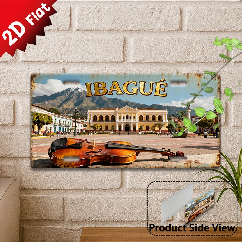 Musical Instrument Sign - 1 unidade de Placa de Parede