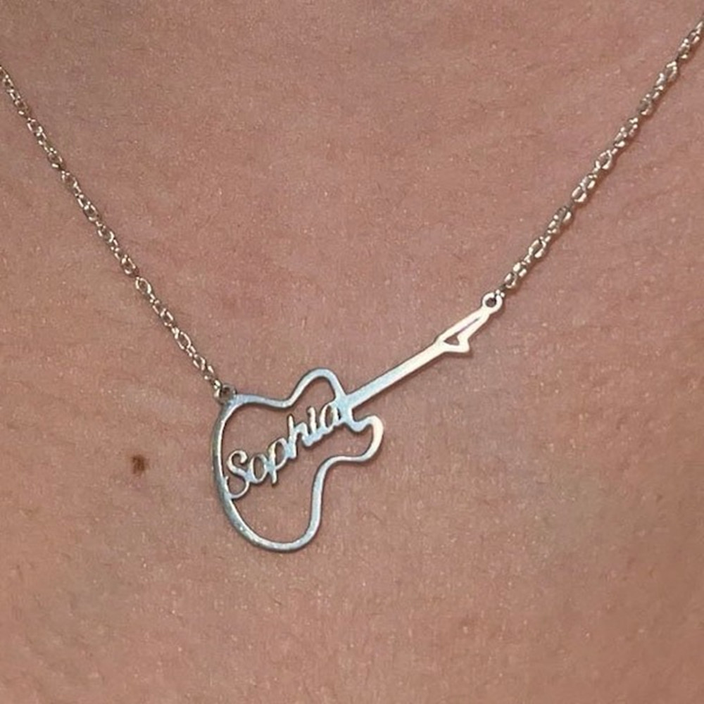 Colar personalizado com símbol - Musical Instrument With Names avaliação e preço