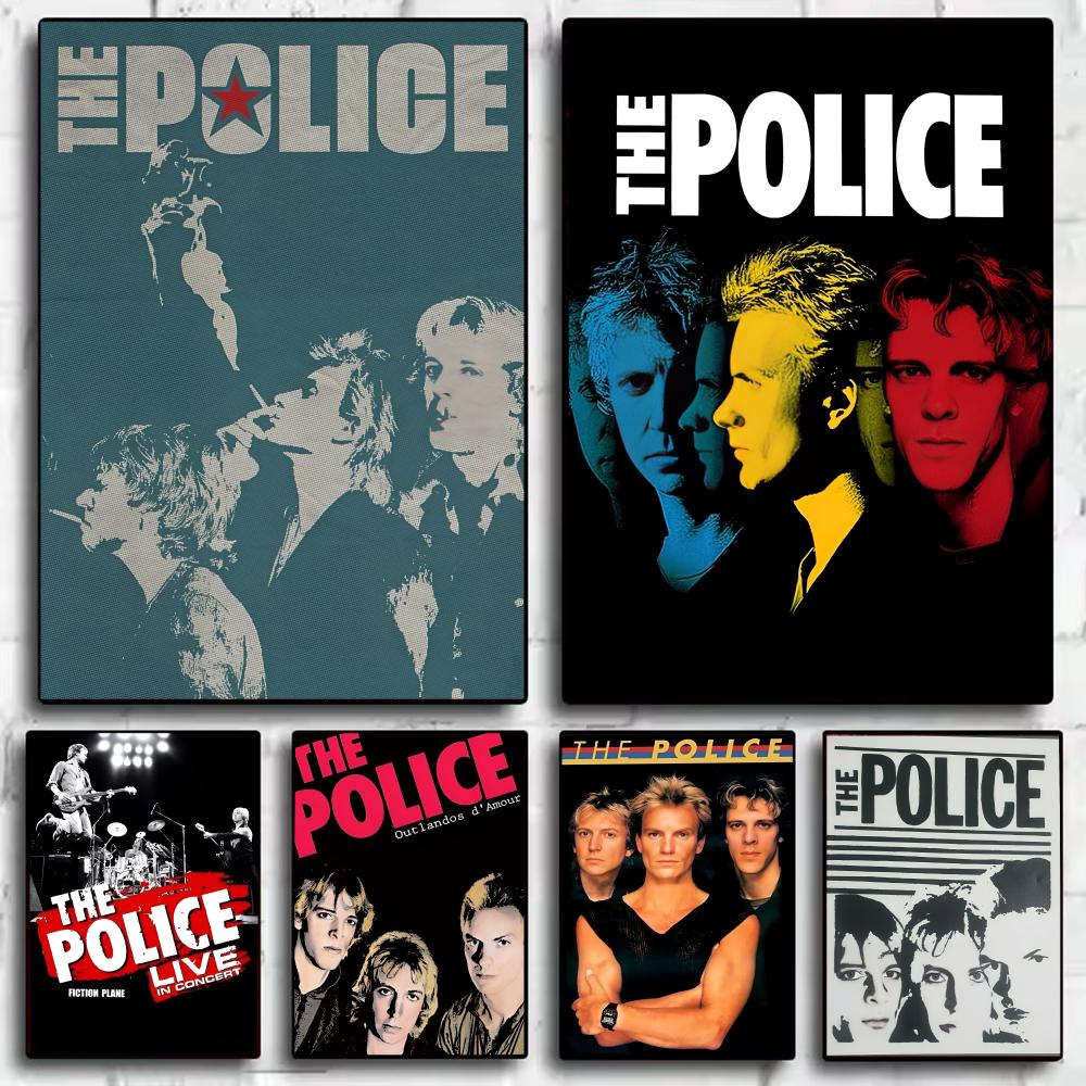 Rock band the p-polícia poster - Musical Instrument Poster avaliação e preço