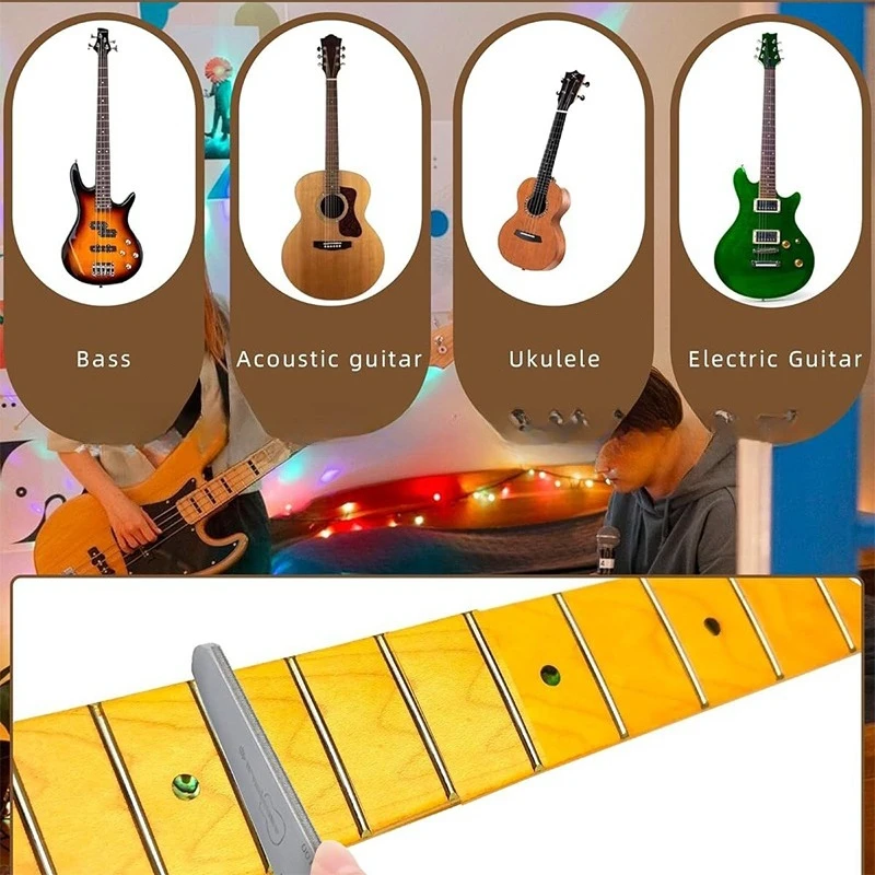 1 Unidade Lima de Trastes para - Musical Instrument Gif avaliação e preço