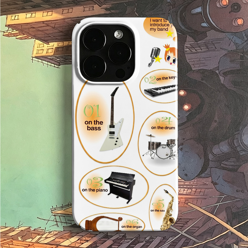 Capa de Celular Anime Band Mus - Musical Instruments List avaliação e preço