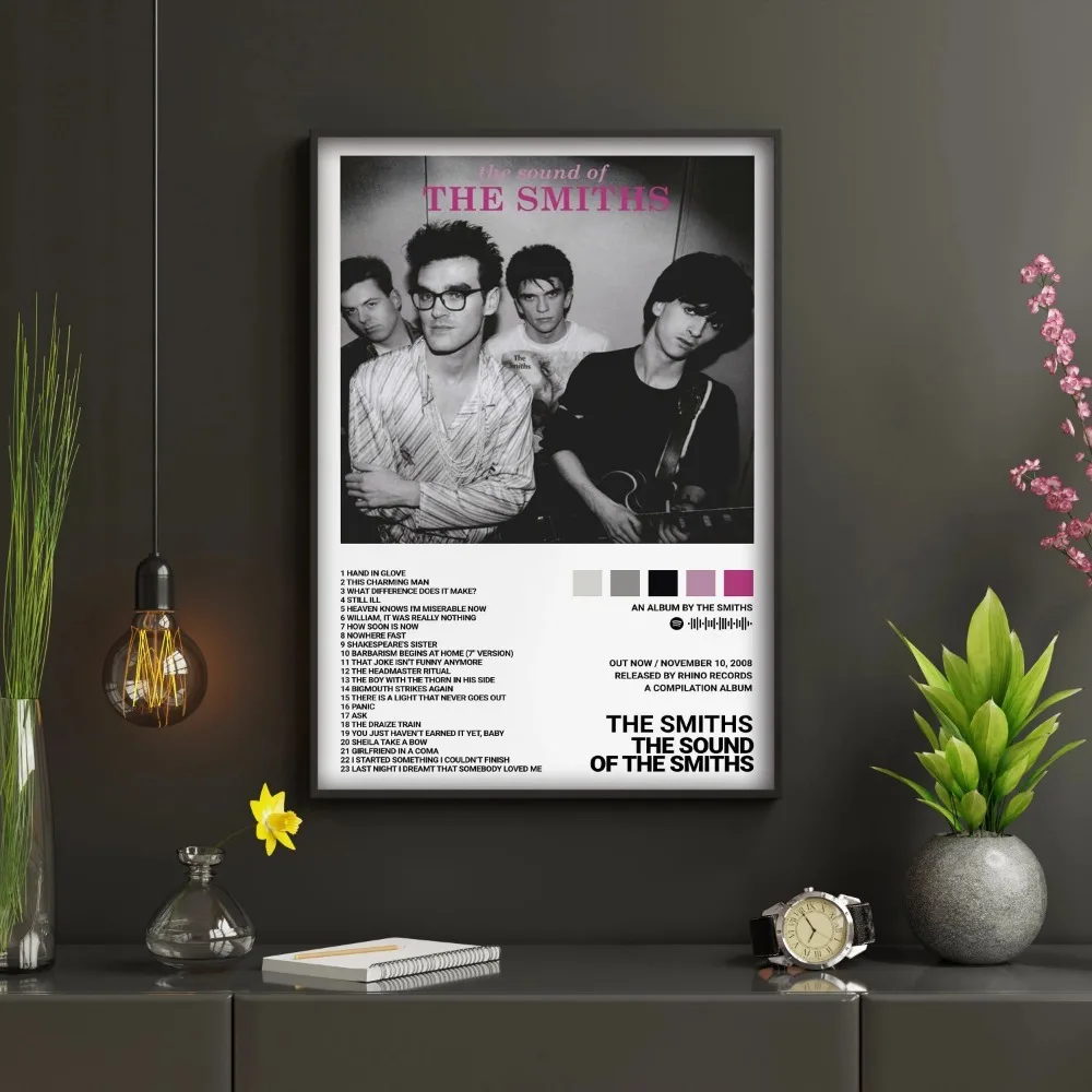 The Smiths Classics Rock Band  - Musical Instrument Poster avaliação e preço
