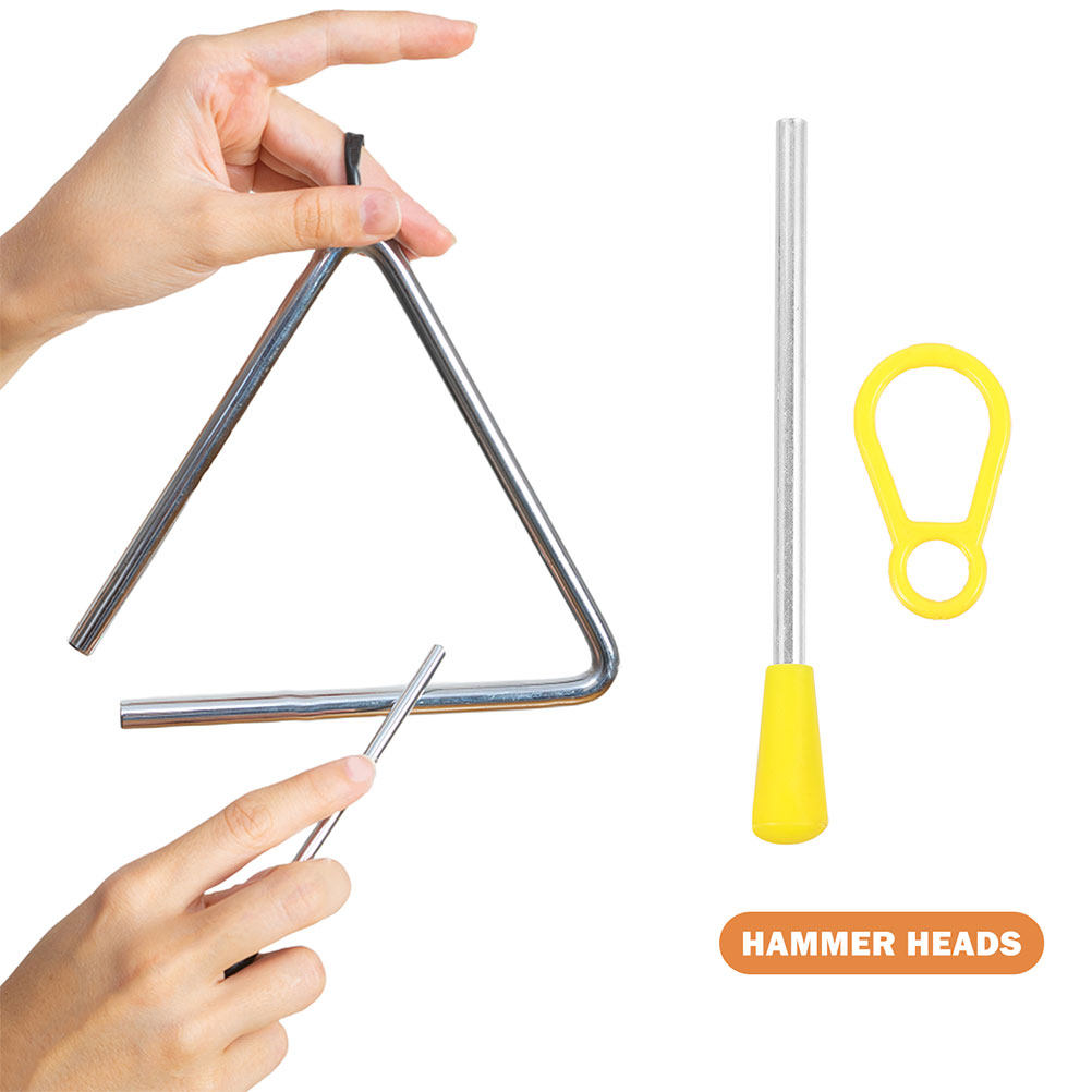 2 Peças Baquetas de Percussão  - Musical Instrument Triangle avaliação e preço